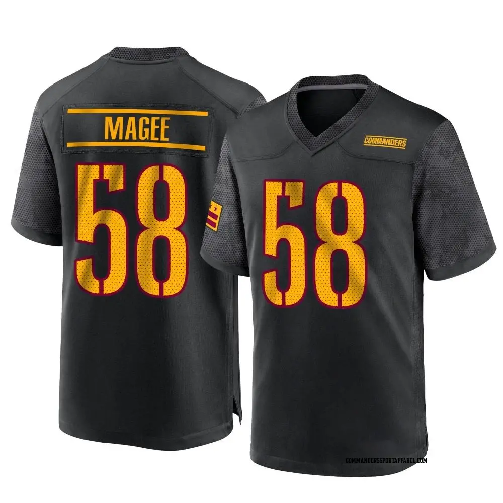 Game Black Men's Jordan Magee Washington Commanders Alternate Jersey