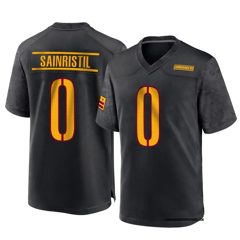 Game Black Men's Mike Sainristil Washington Commanders Alternate