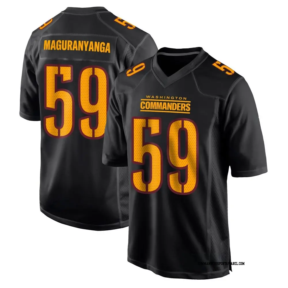 Game Black Men's T.J. Maguranyanga Washington Commanders Carbon