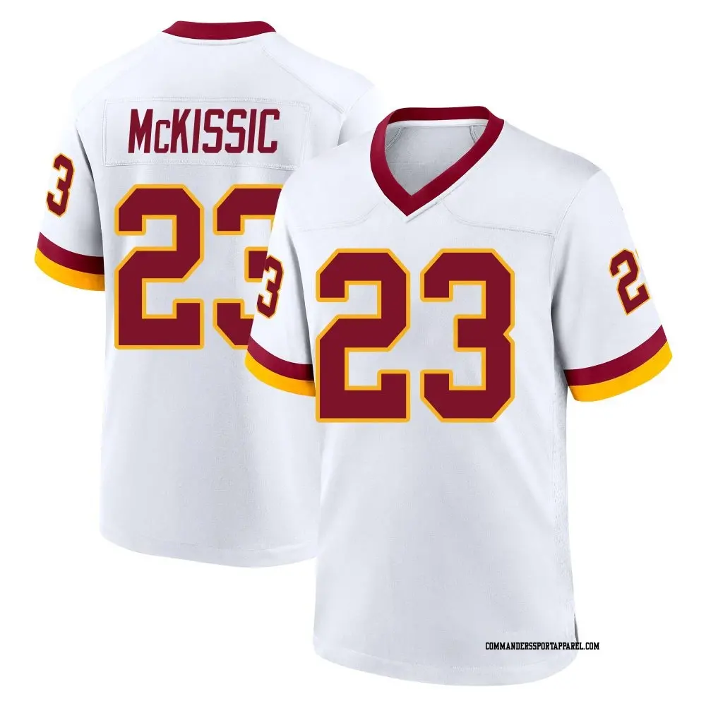 Game White Men's J.D. McKissic Washington Commanders Jersey