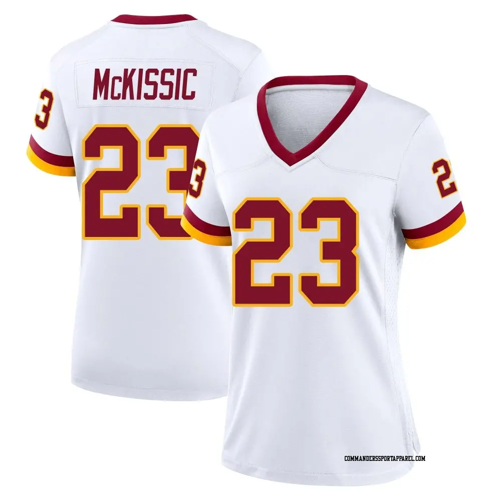 Game White Women's J.D. McKissic Washington Commanders Jersey