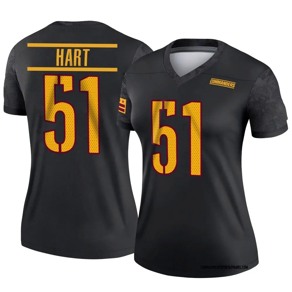 Legend Black Women's Bobby Hart Washington Commanders Alternate Jersey