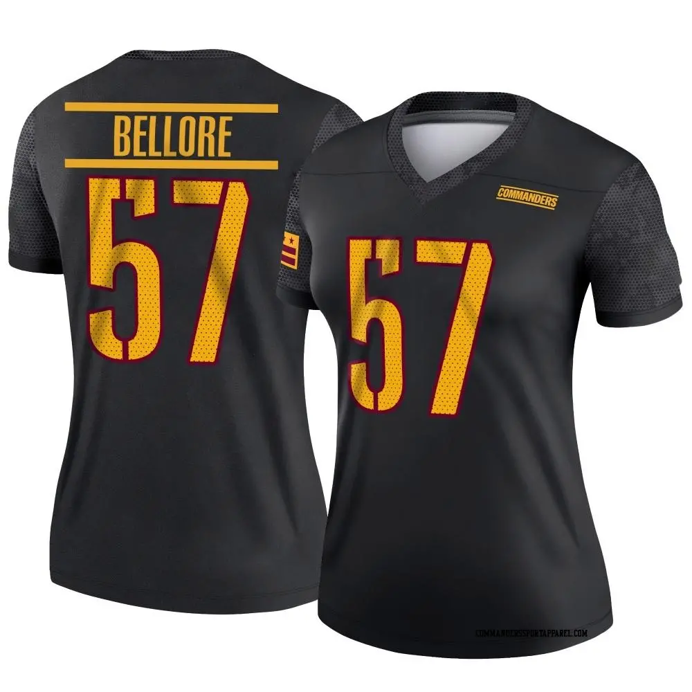 Legend Black Women's Nick Bellore Washington Commanders Alternate Jersey