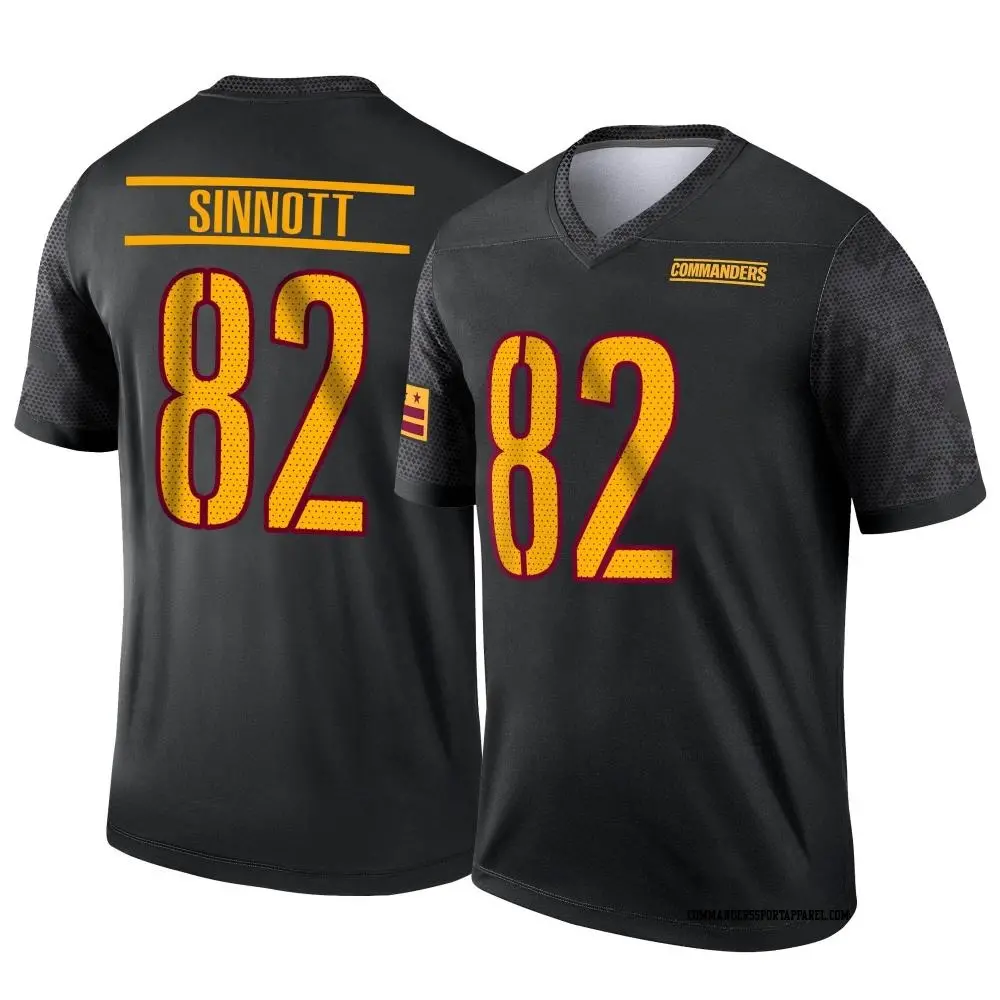 Legend Black Youth Ben Sinnott Washington Commanders Alternate Jersey