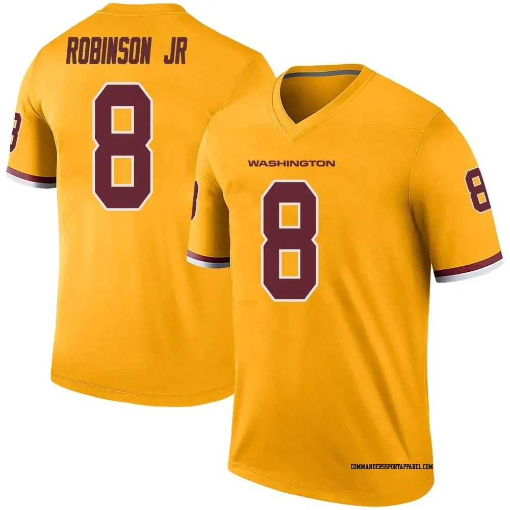 Legend Gold Youth Brian Robinson Jr. Washington Commanders Color Rush Jersey