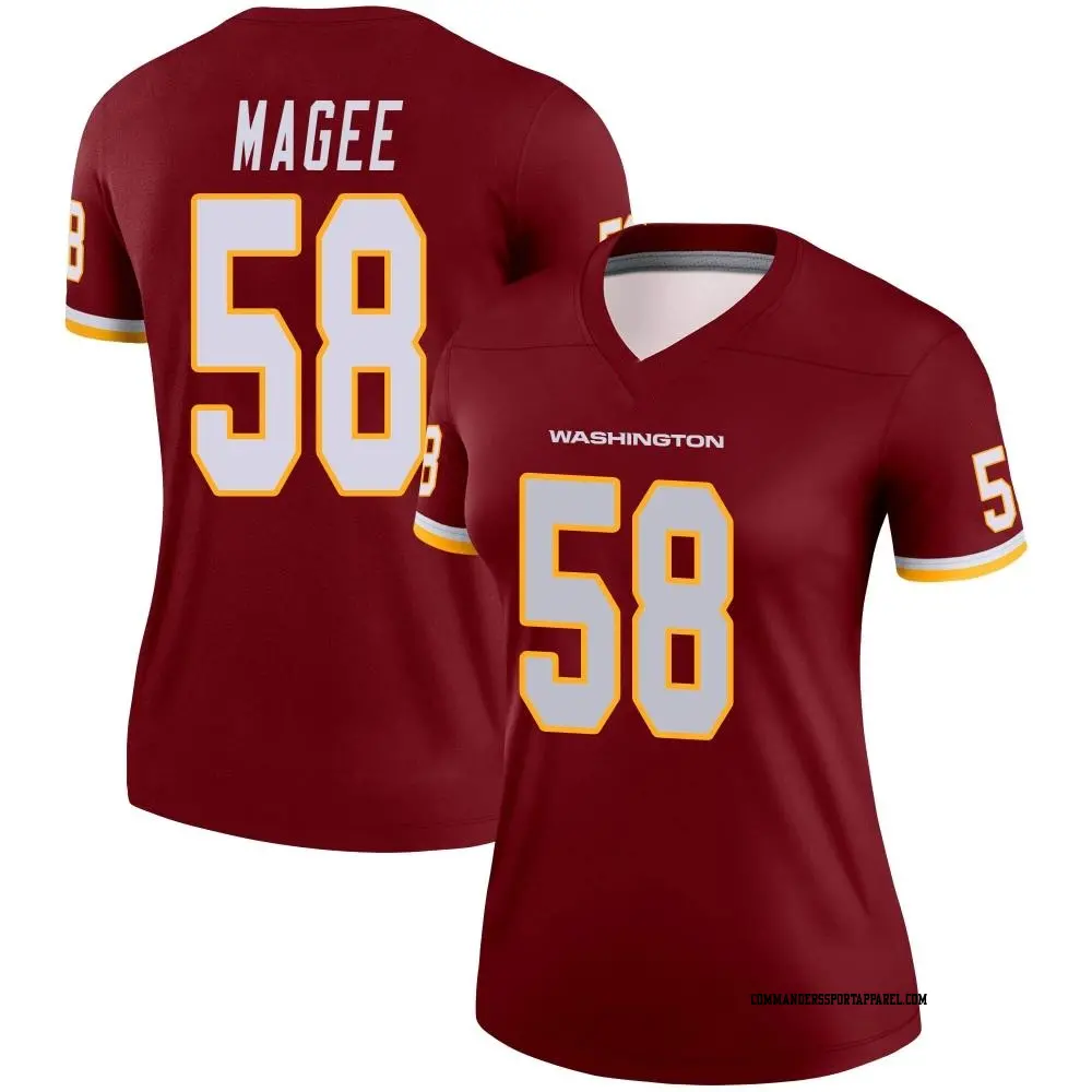 Legend Women's Jordan Magee Washington Commanders Burgundy Jersey