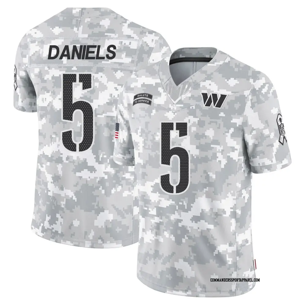 Game White Women's Jayden Daniels Washington Commanders