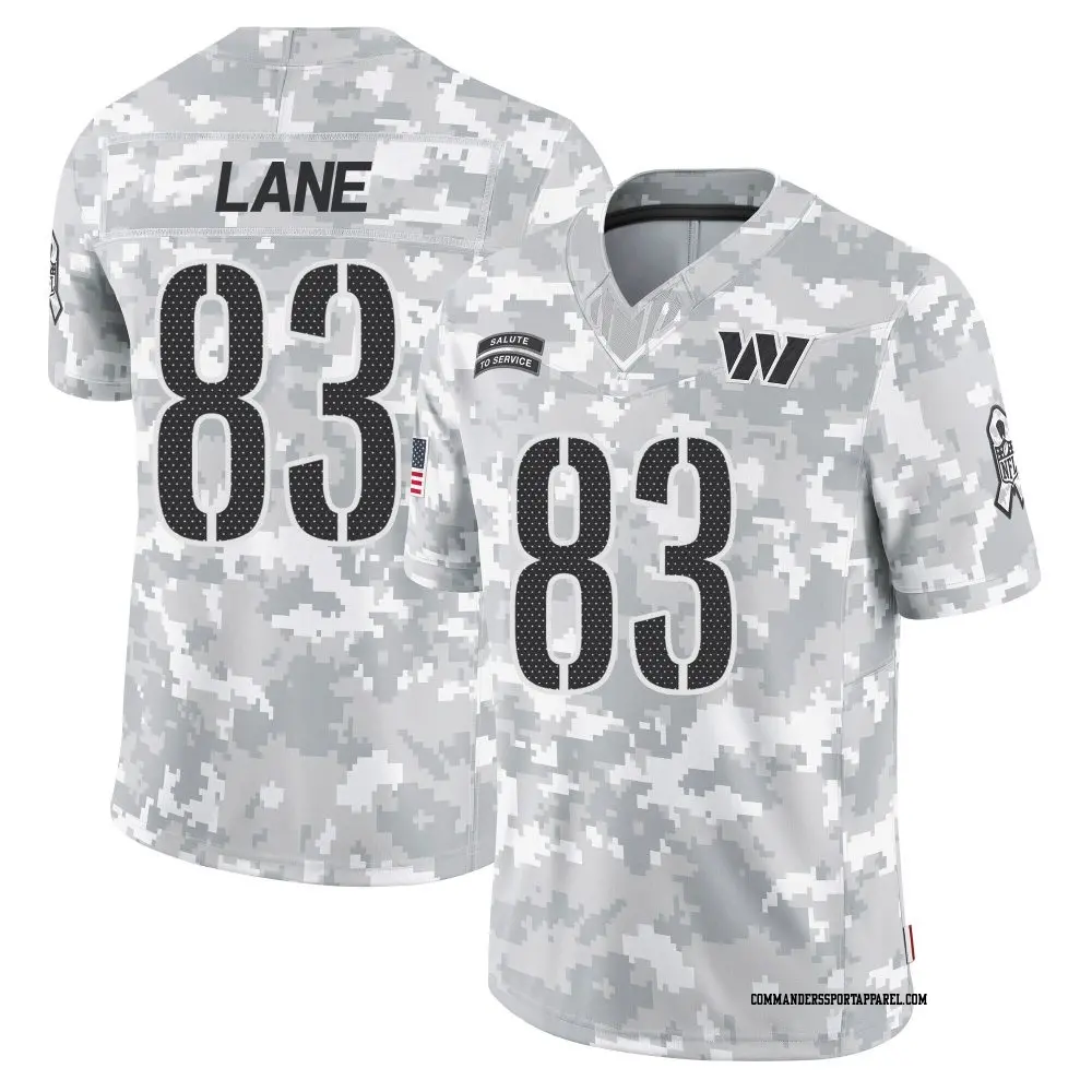 Limited Arctic Camo Men's Jaylin Lane Washington Commanders 2024 Salute to Service Jersey
