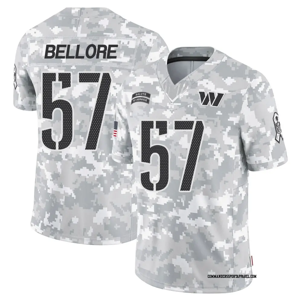 Limited Arctic Camo Men's Nick Bellore Washington Commanders 2024 Salute to Service Jersey