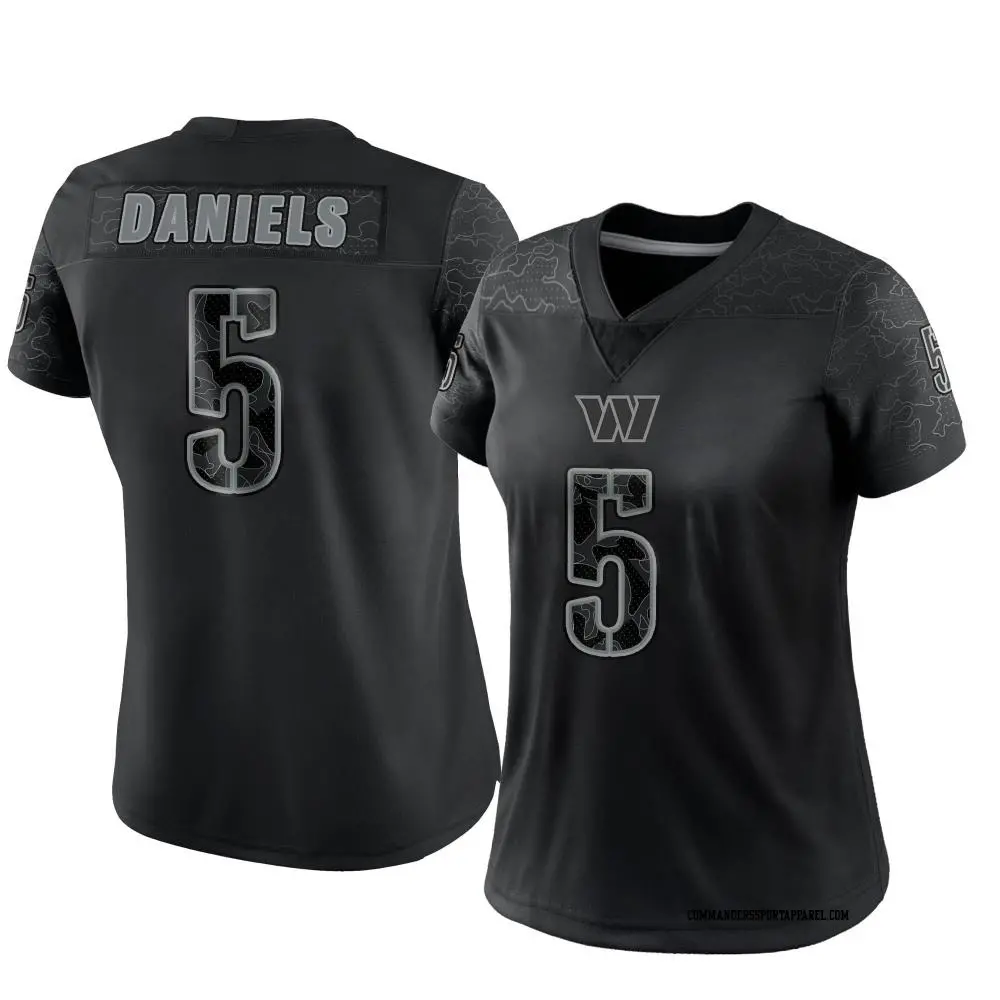 Limited Black Women's Jayden Daniels Washington Commanders