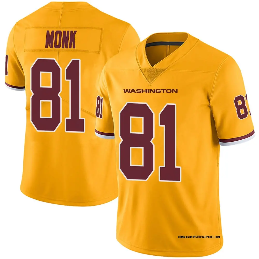 Limited Gold Men's Art Monk Washington Commanders Color Rush