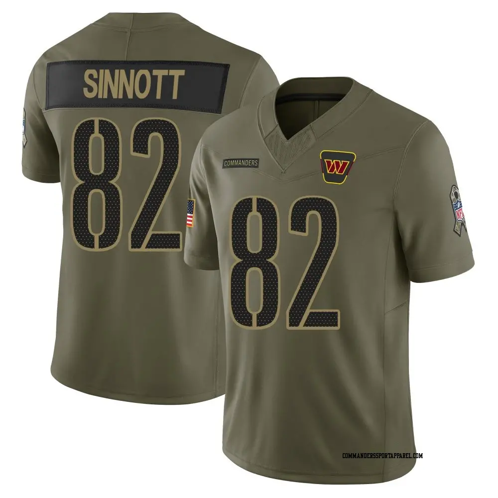 Limited Olive Men's Ben Sinnott Washington Commanders 2025 Salute to Service Jersey