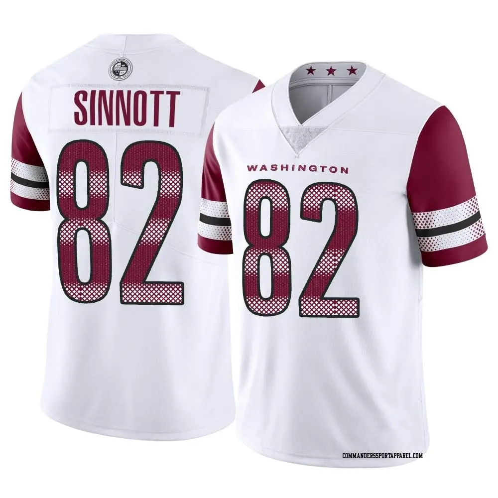 Limited White Men's Ben Sinnott Washington Commanders Vapor Jersey