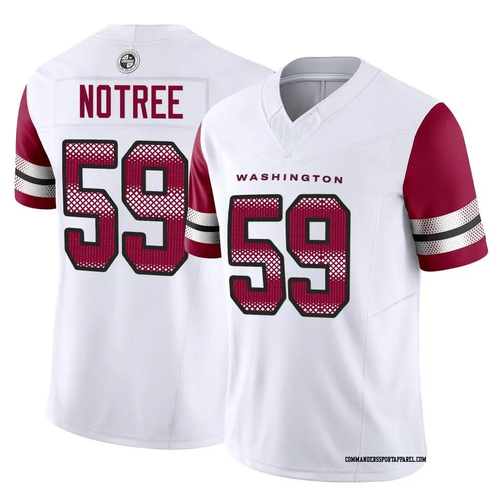 Limited White Men's Bryce Notree Washington Commanders Vapor F.U.S.E. Jersey