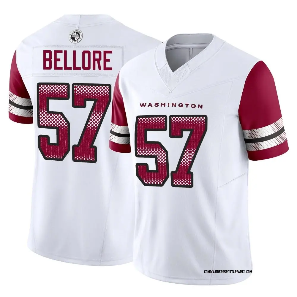 Limited White Men's Nick Bellore Washington Commanders Vapor F.U.S.E. Jersey
